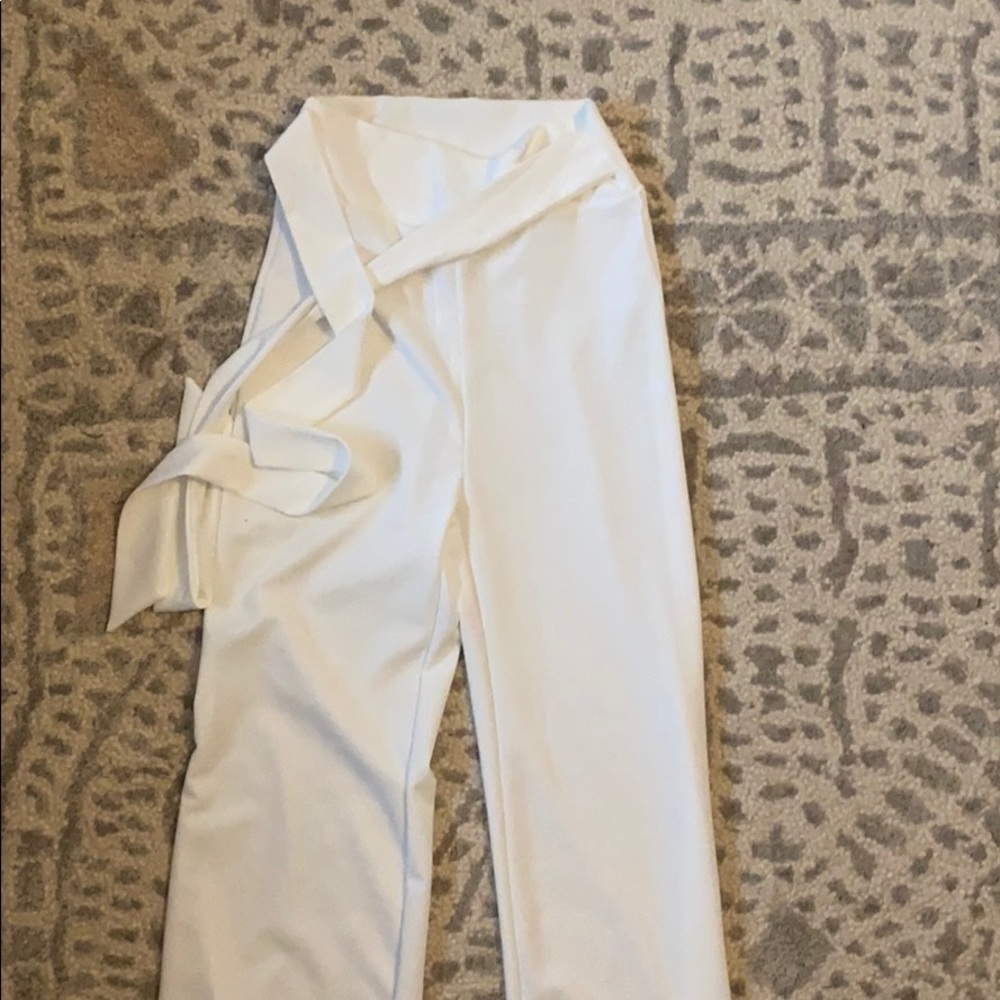 White Tight Pants